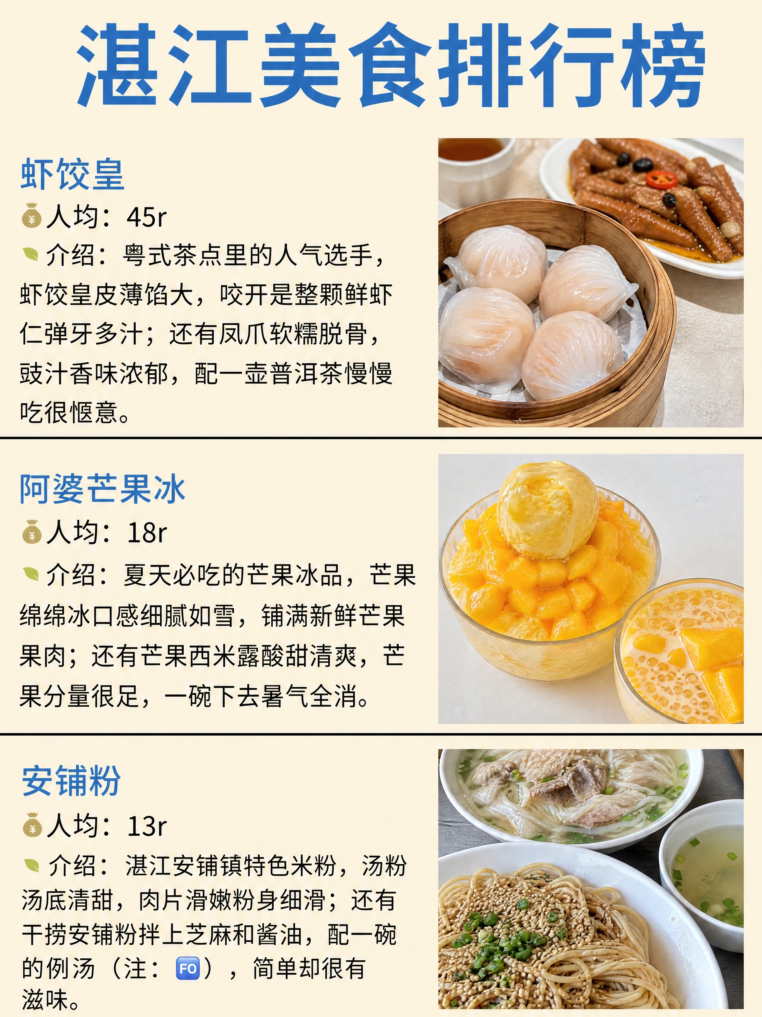 小红书笔记美食攻略内页，配图大字复刻版，ins清新美食风，版式… - 图片创意预览