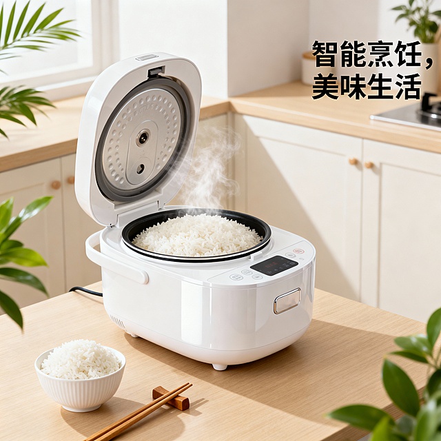 电商电饭锅竖屏海报