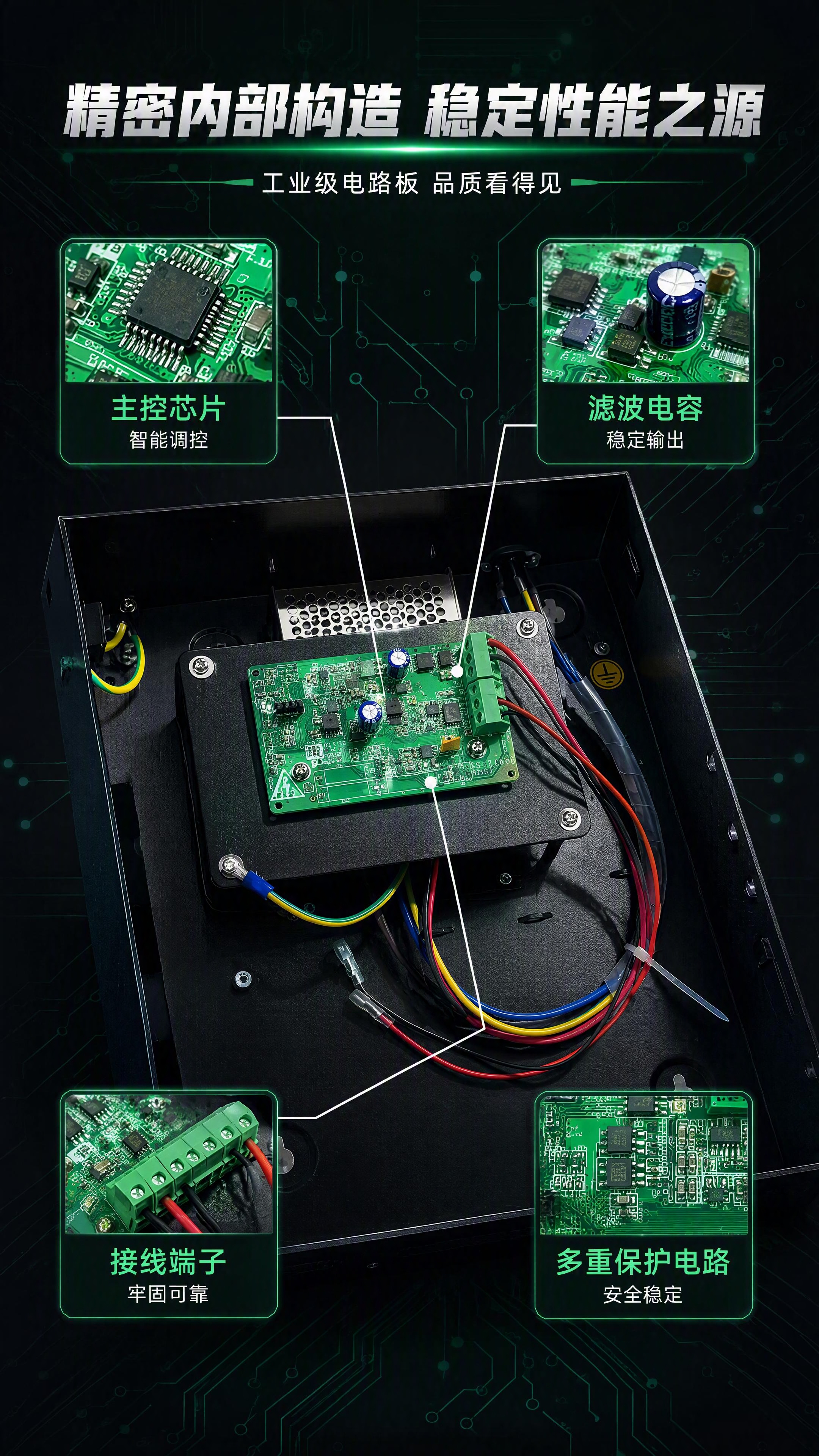 [第4张] 详情页内部结构解析-DS-K7M-AW50门禁电源… - 图片创意预览