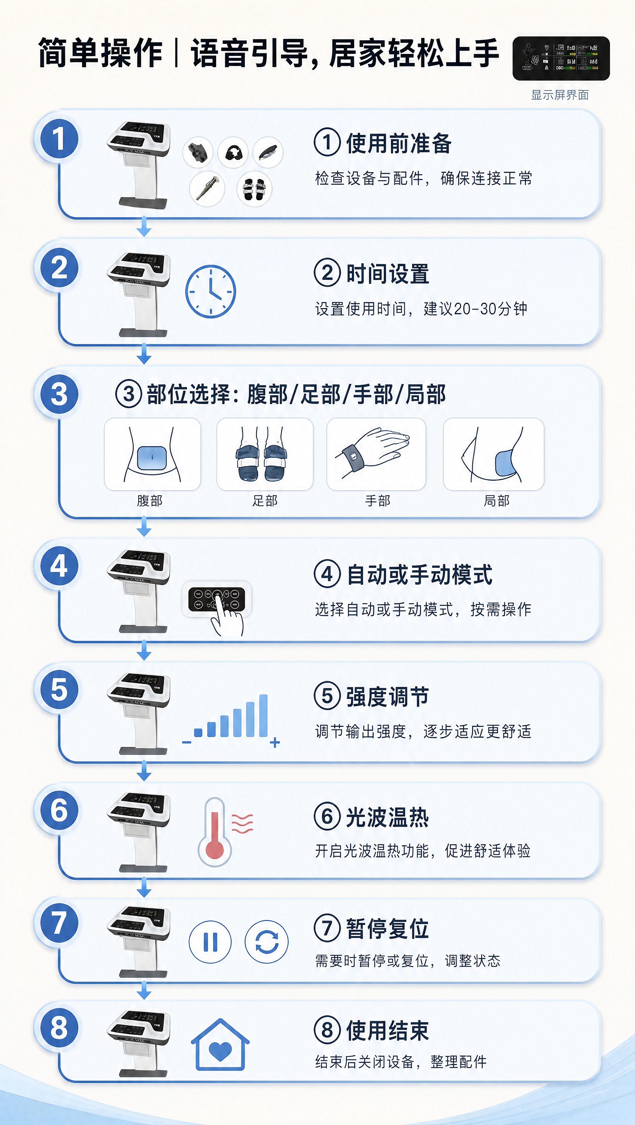 [商品] 使用【图1】YMK-999智能生物波动仪套装：主机面… - 图片创意预览