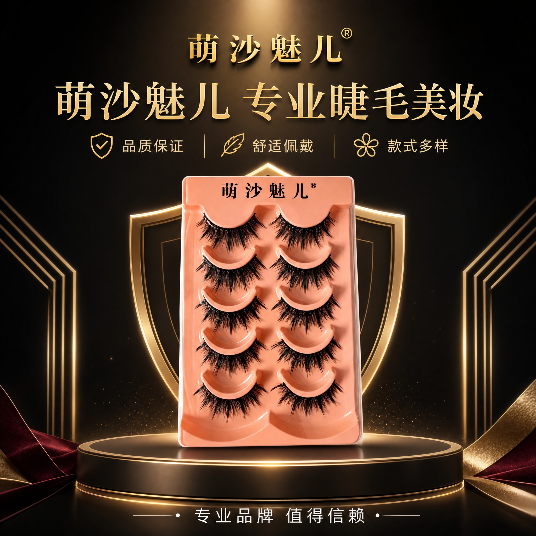 [主图-9] 品牌信任展示，突出萌沙魅儿品牌的专业和可靠。 [… - 图片创意预览