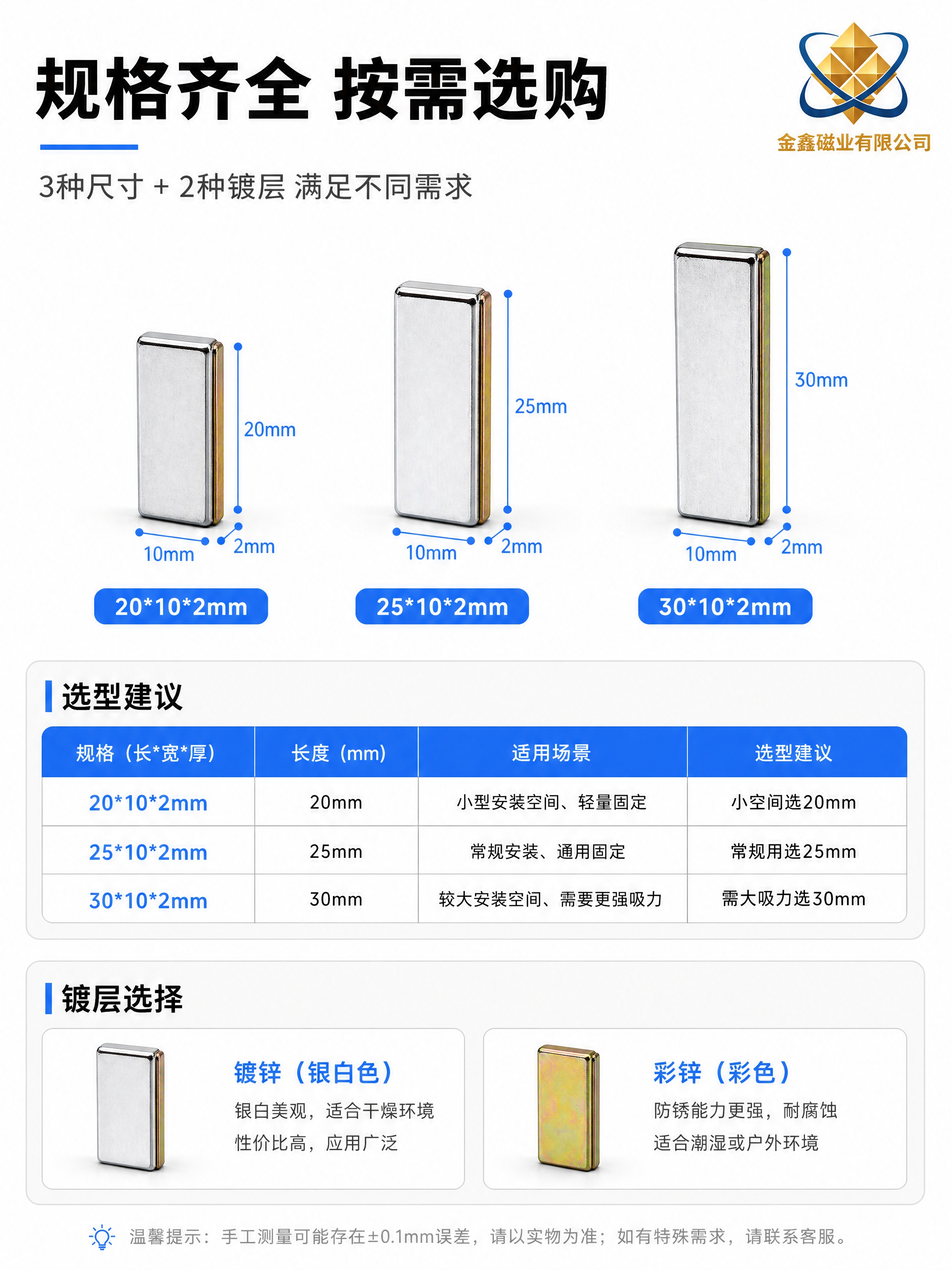 [商品] 使用【图1】【图2】【图3】长方形单面磁产品图；保留… - 图片创意预览