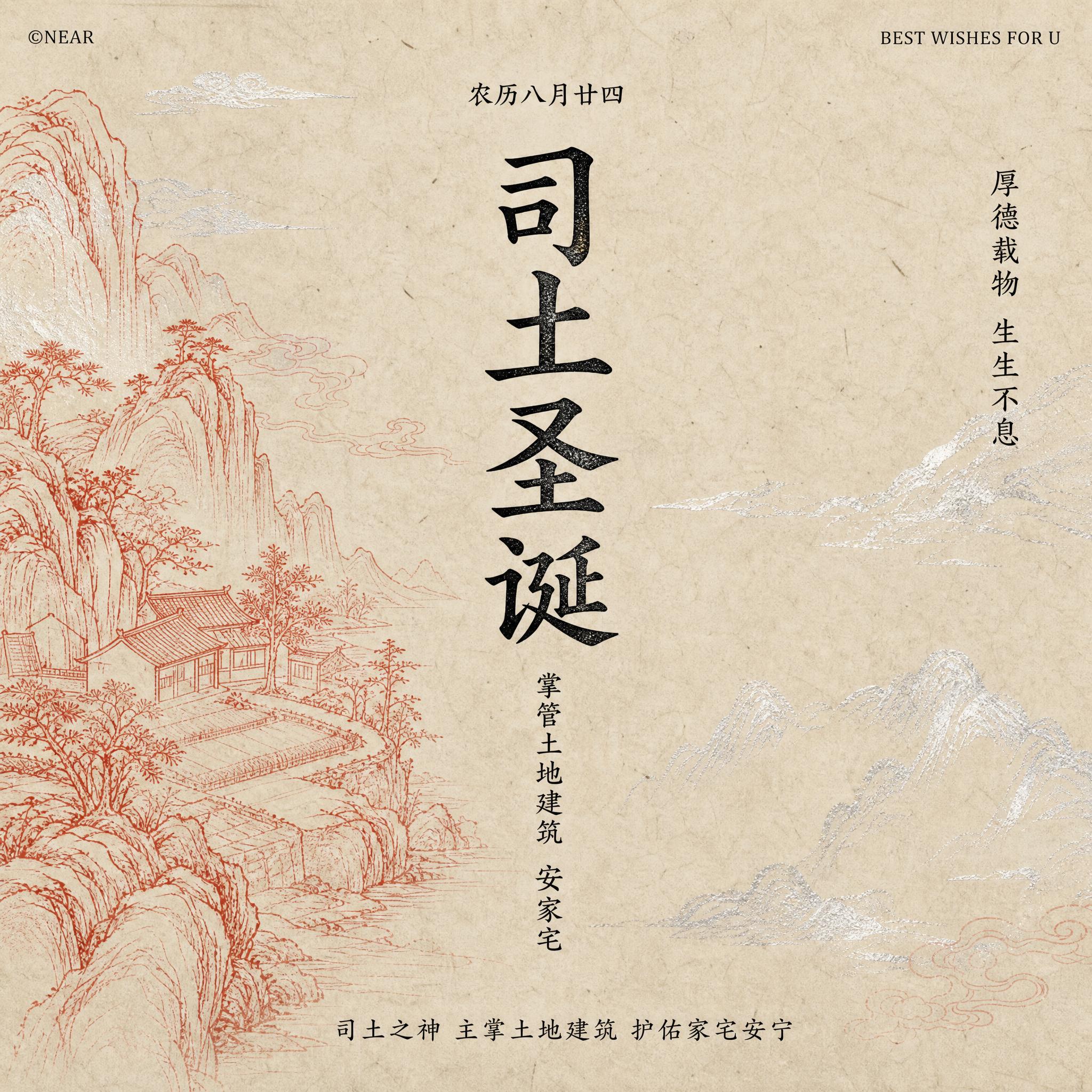 司土之神圣诞电商主图，1:1正方形，淘宝天猫平台。参考图2的古… - 图片创意预览