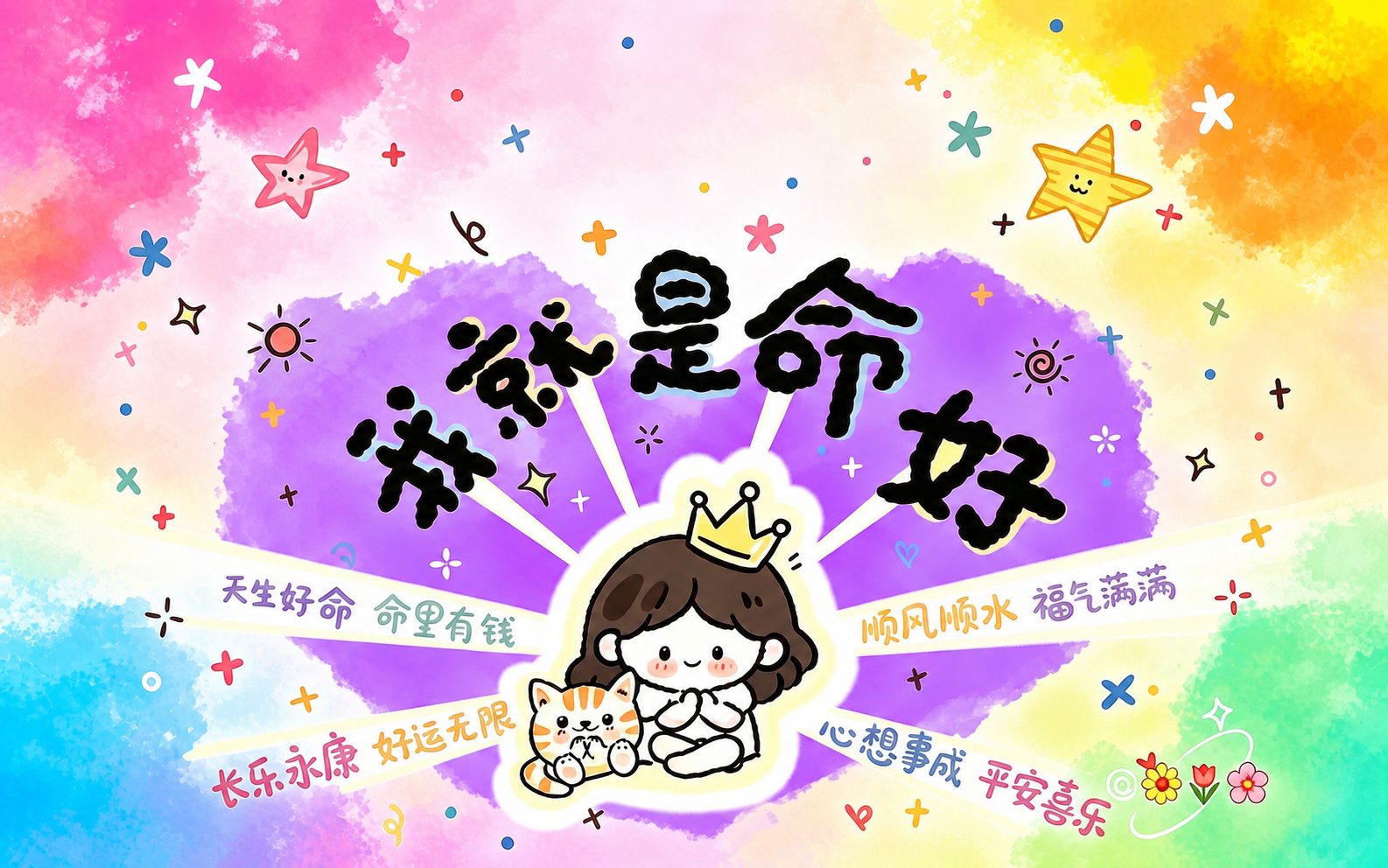 将图片左上角、左下角、右上角、右下角四个角落的淡紫色云雾/水彩… - 图片创意预览