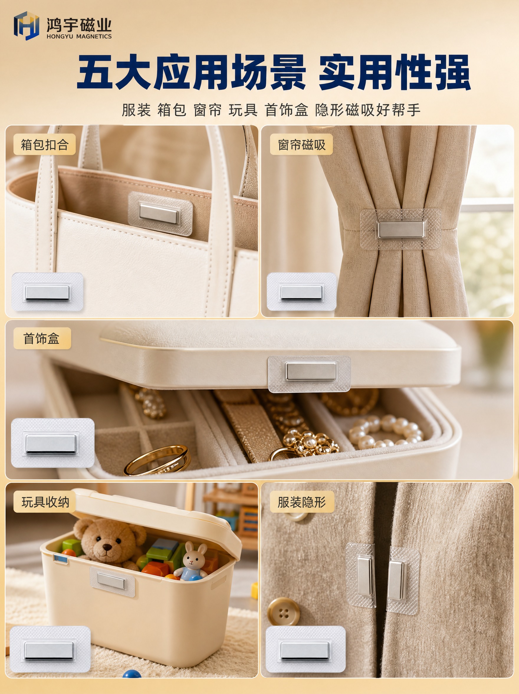 [商品] 使用【图1】【图4】长方形PVC单面磁产品；保留透明… - 图片创意预览
