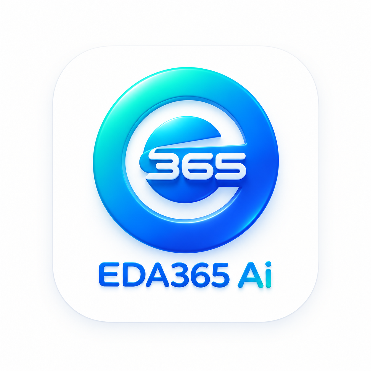 基于参考图的EDA365 Ai小程序图标风格，发散设计方案二：… - 图片创意预览
