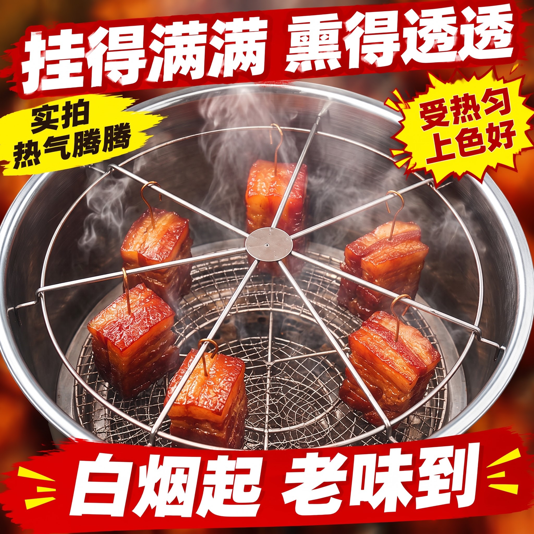 上面挂肉的支架是5根 - 图片创意预览