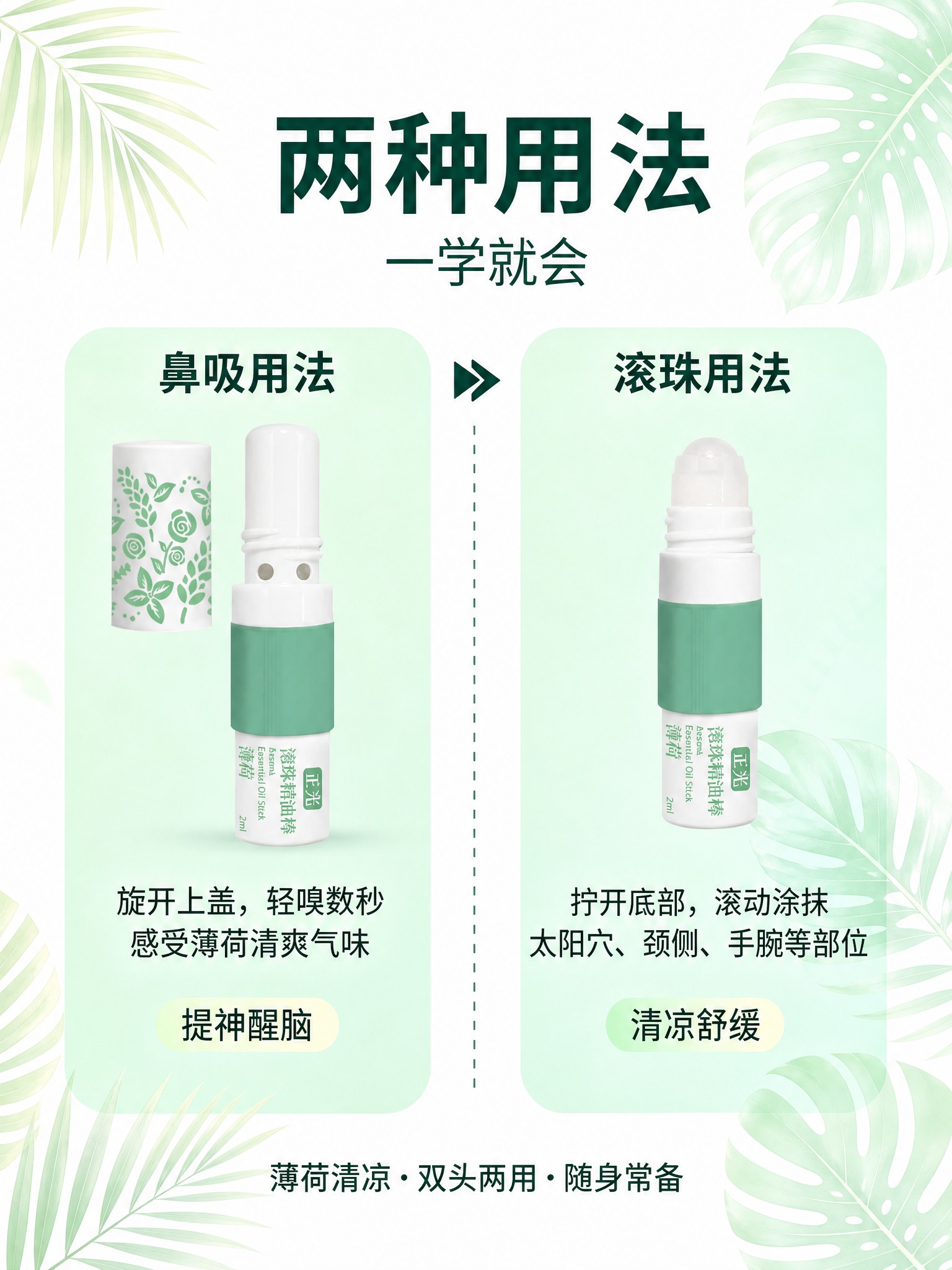 将图2（两种用法说明图）在不变形、不拉伸、保持原有内容完整的前… - 图片创意预览