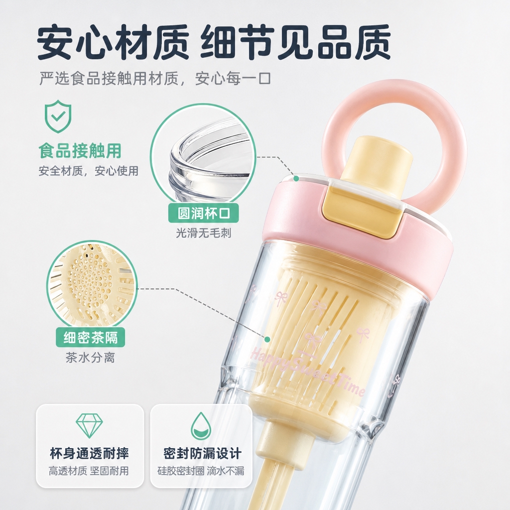 [主图-3] 材质细节与安全性 展示杯身材质与食品接触安全 突… - 图片创意预览