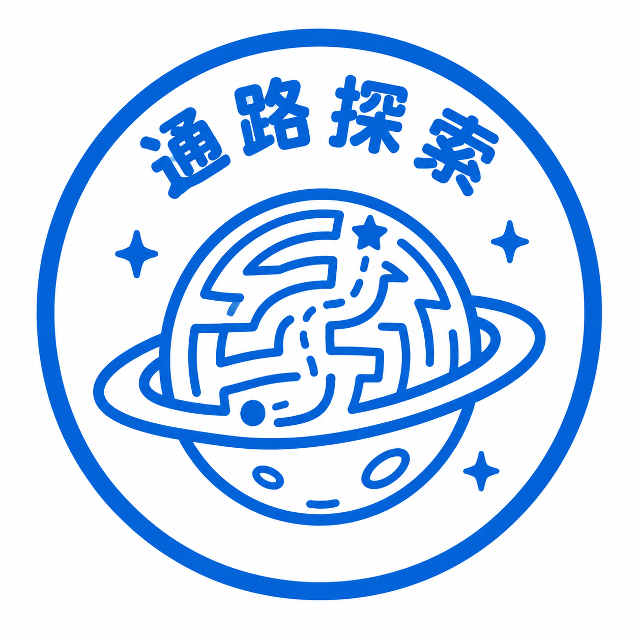 游戏打卡印章设计，圆形印章，白底矢量图风格，简洁的线条插画。印… - 图片创意预览