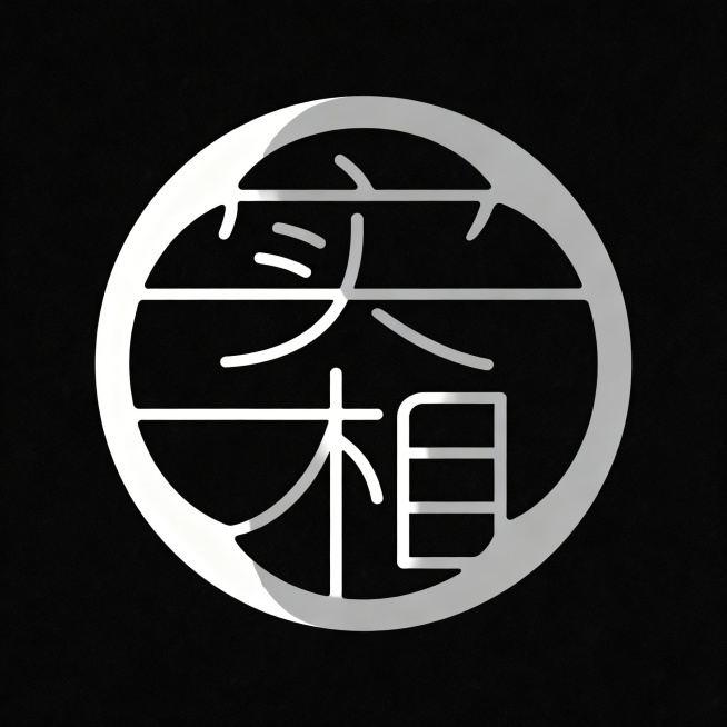 重新设计杭州实相文化公司的LOGO，文化创意行业，采用东方美学极简风格，结合书法笔触与几何造型，体现"实相"禅意内涵，简约大气，区别于上一个设计，具有独特识别性预览效果