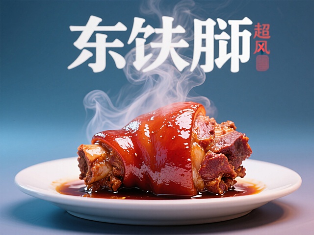 中式感国潮风，大字醒目设计，蒸汽缭绕，展现传统美食魅力。