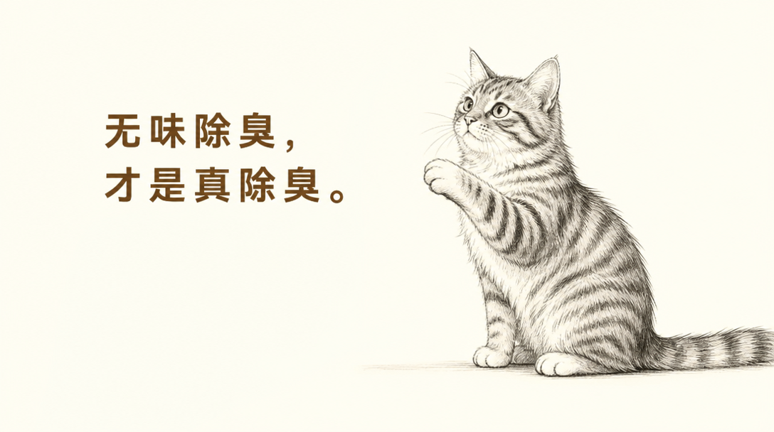 基于参考图进行修改：1. 将左侧所有文字替换为“无味除臭，才是… - 图片创意预览