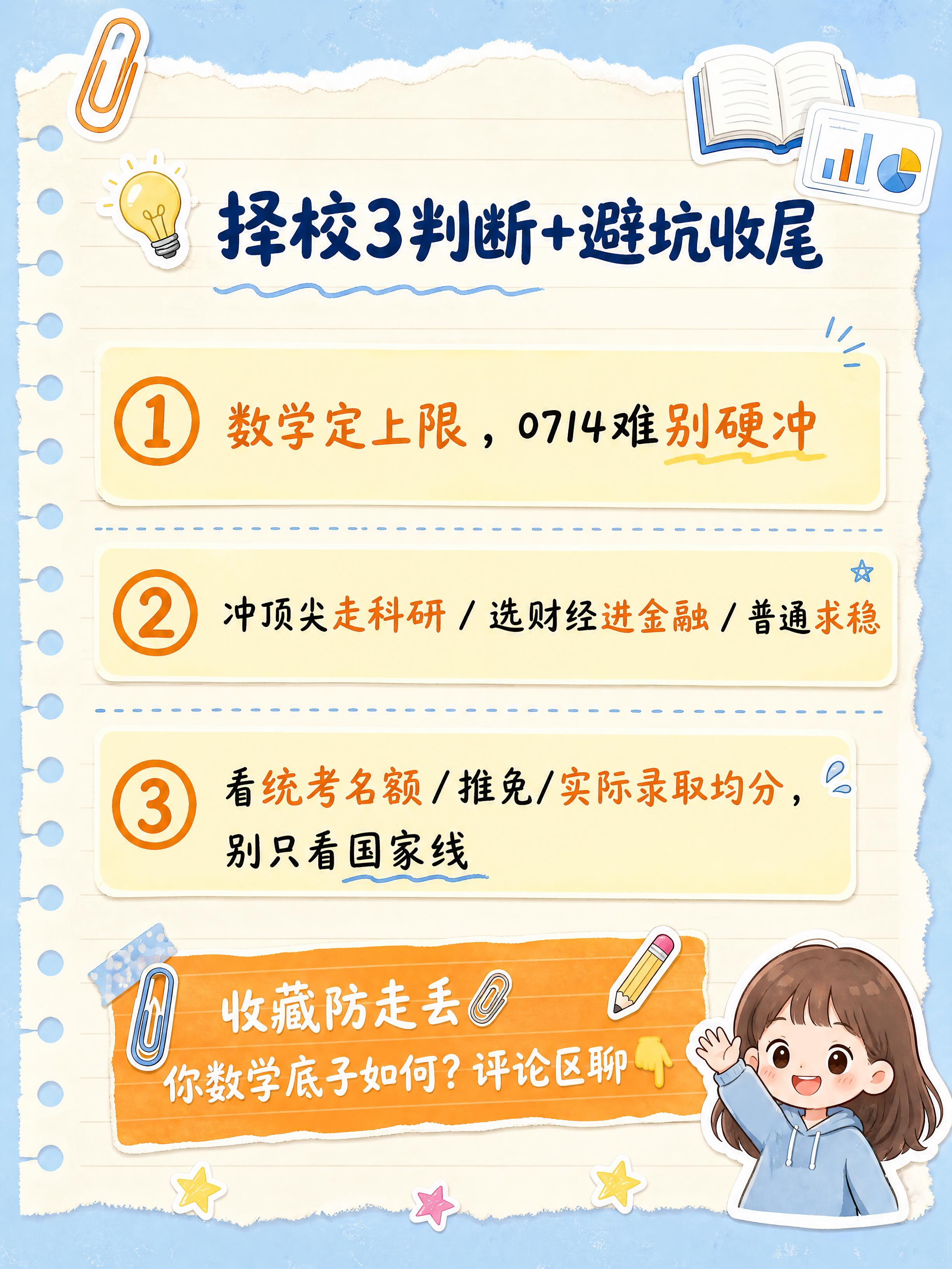 小红书笔记内页，清新手绘校园笔记风，动画手账拼贴风格，与封面统… - 图片创意预览