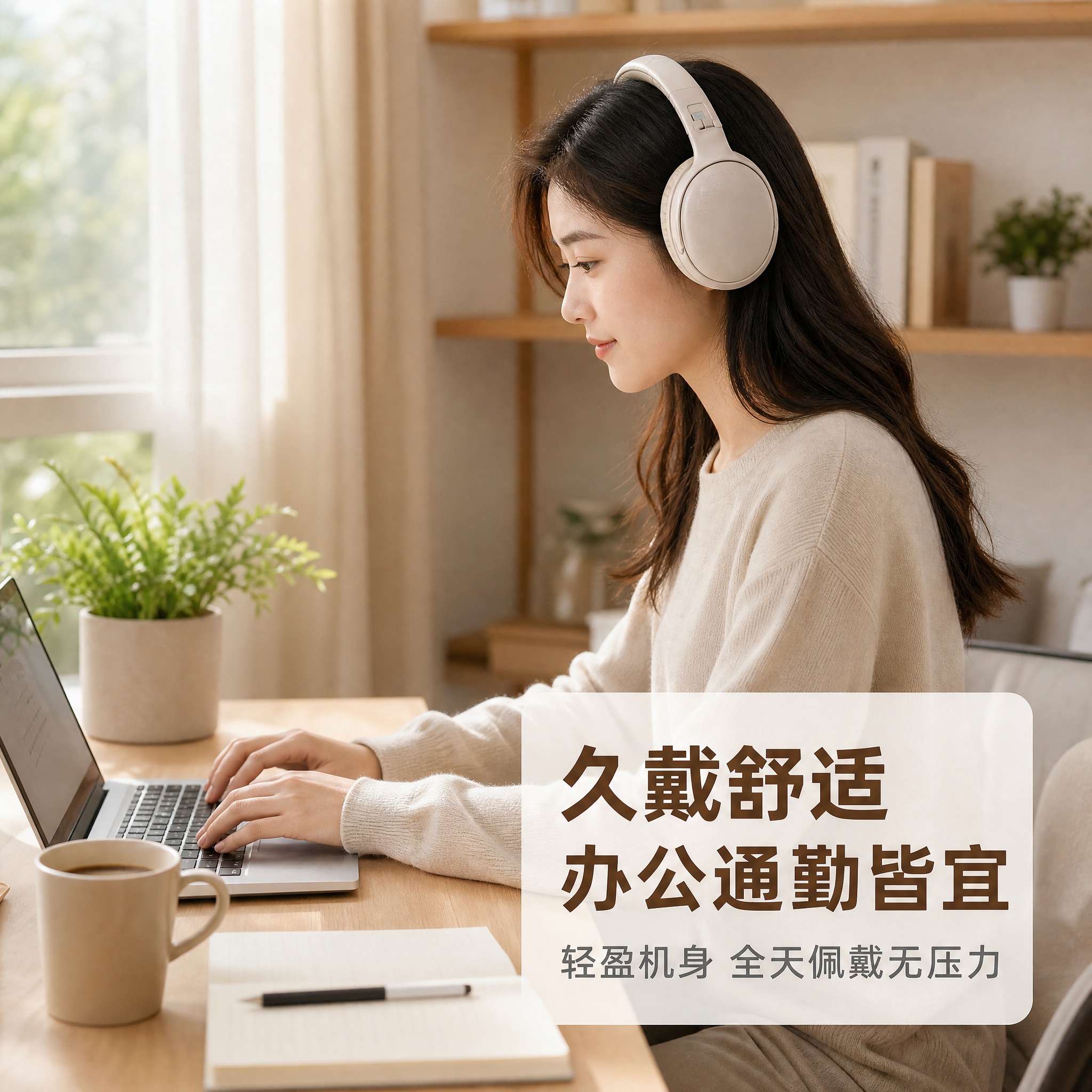 [主图-4] 真实场景 居家办公佩戴使用场景 [统一基调] 淘… - 图片创意预览