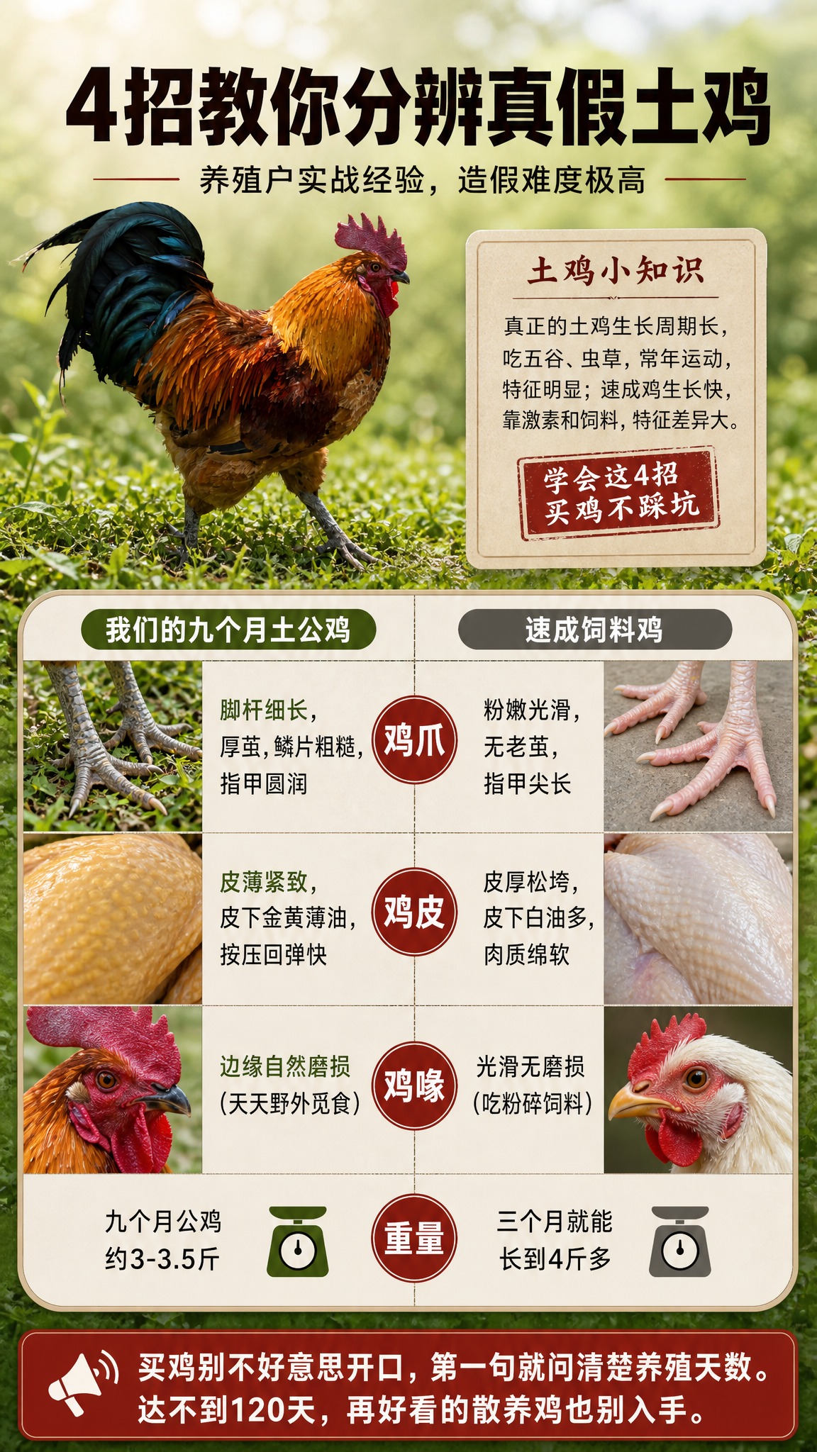 [商品] 使用【图2】草丛中单只红棕色土公鸡作为产品主体；保留… - 图片创意预览