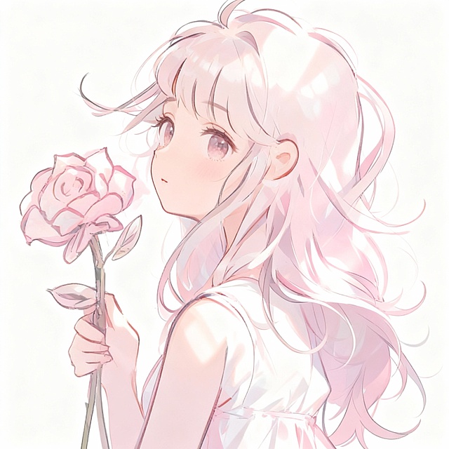 画人物可爱唯美