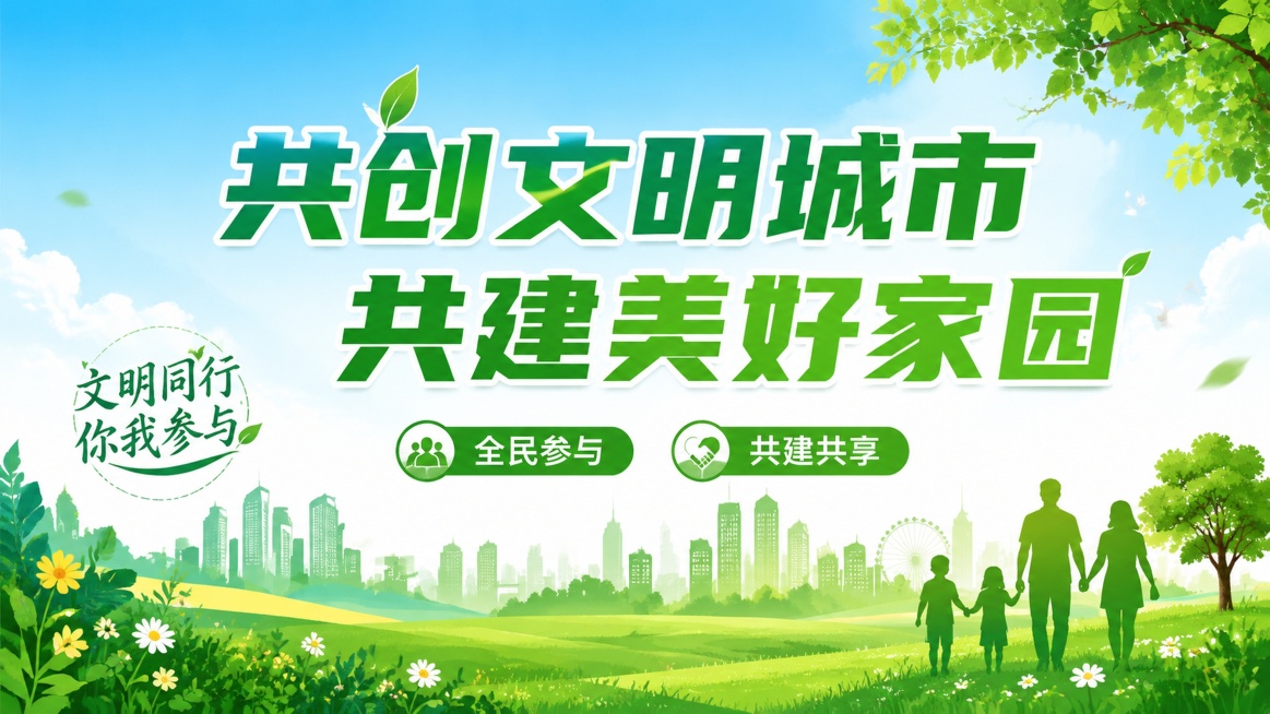 城市公益广告海报预览效果