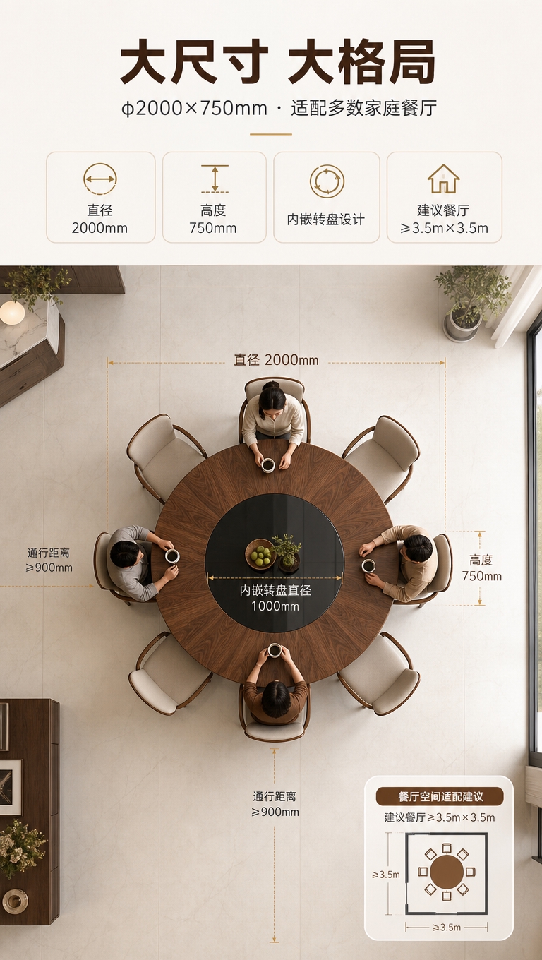 [商品] 使用【图1】DT-6606圆形餐桌；保留圆台造型、锥… - 图片创意预览