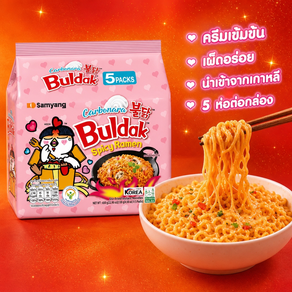 [商品] 使用【图1】Samyang Buldak Carbo… - 图片创意预览