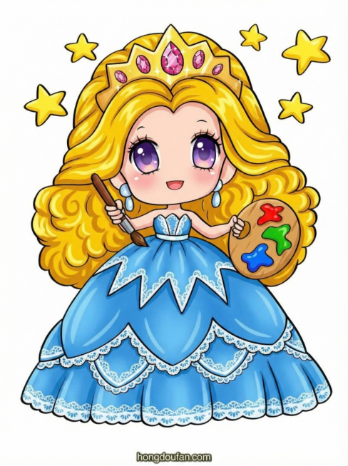 请把这个图案图上颜色预览效果