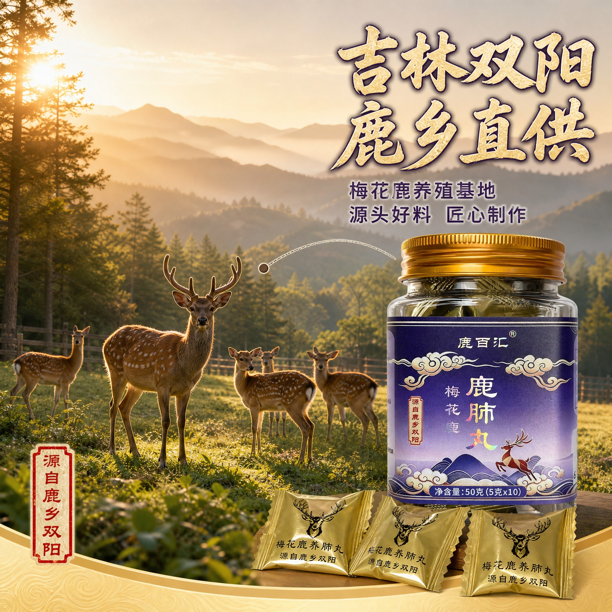 [主图-2] 产地溯源信任图，核心任务是强化吉林双阳产地背书，… - 图片创意预览