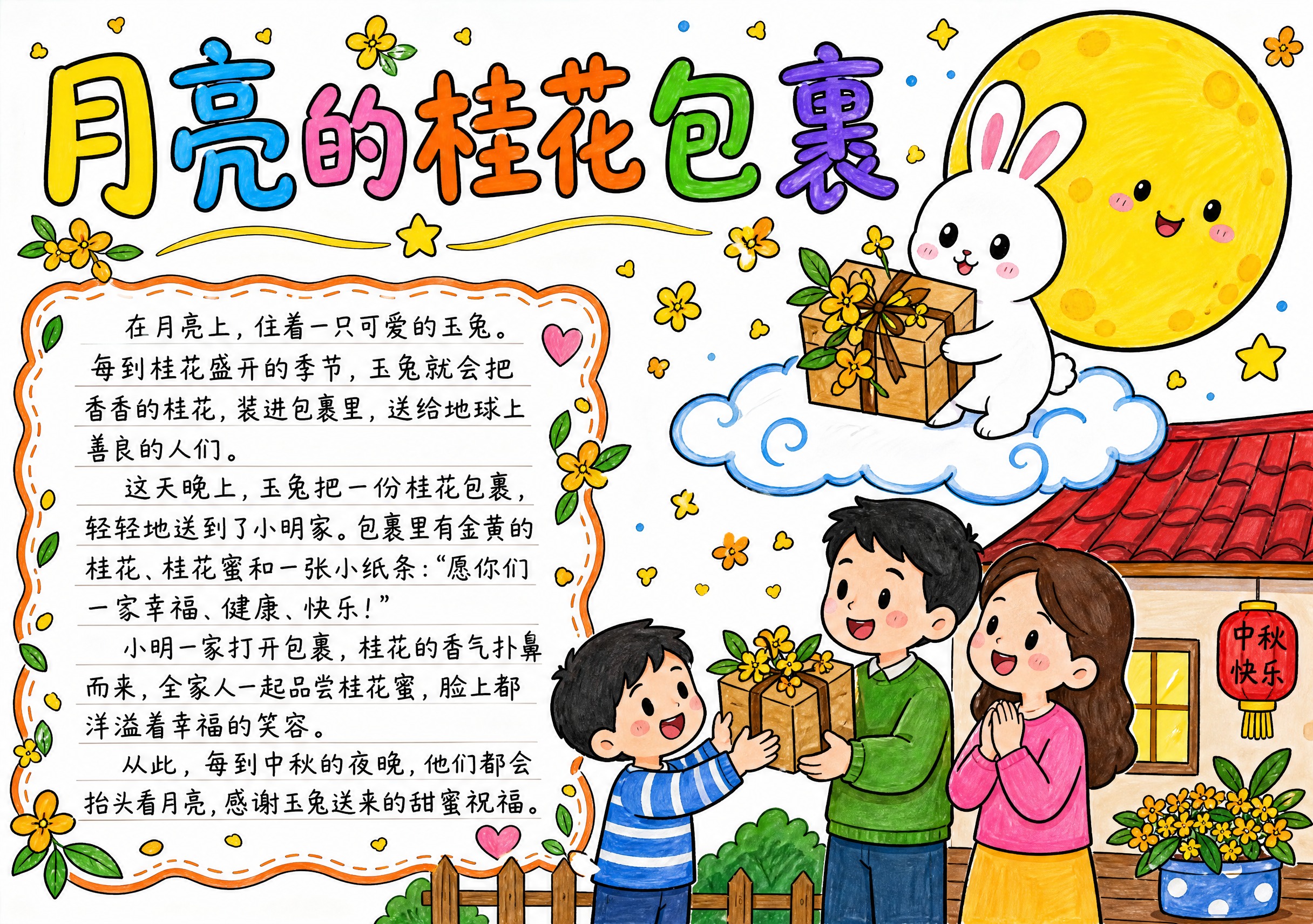 A hand-drawn Chinese hand-copie… - 图片创意预览