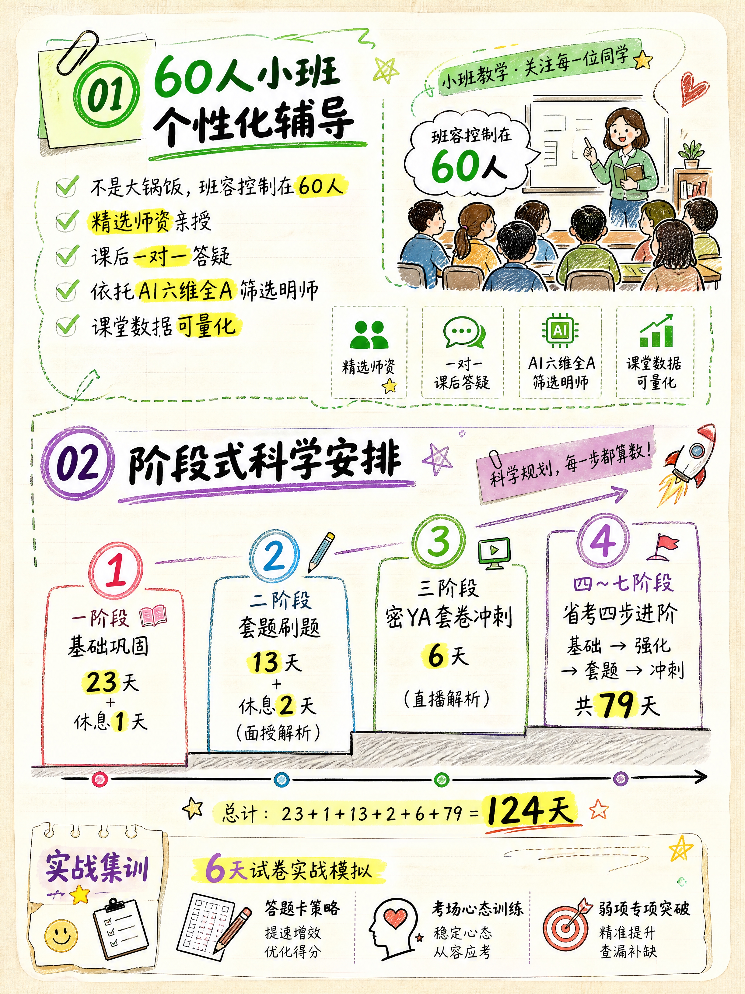 小红书图文内页，手绘涂鸦风课程介绍笔记，版式精美，小红书笔记质… - 图片创意预览