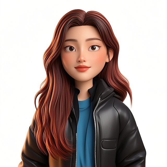 一个3d卡通风格的人