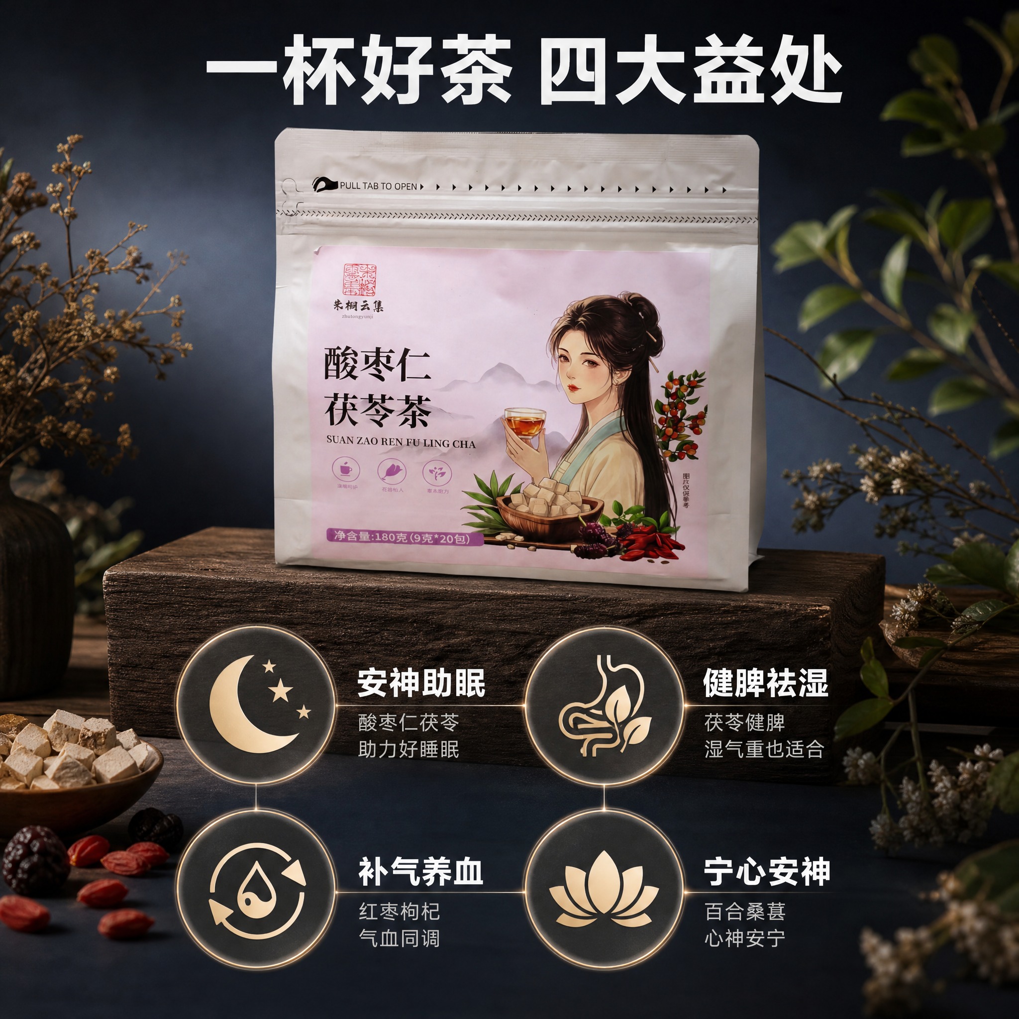 [主图-4] 产品好处卖点图 4大核心益处 全面展示产品价值… - 图片创意预览