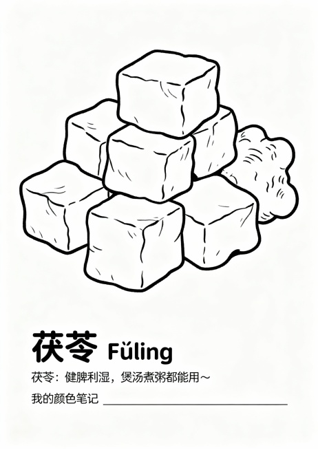 以下是针对 **36种常见中草药填色画** 的更新版设计指示语，适用于“成果长廊”展区或“互动体验区”作为学生填色与学习素材，延续 **清晰手绘线稿风格 + 趣味知识标注** 的设计方向。

---预览效果