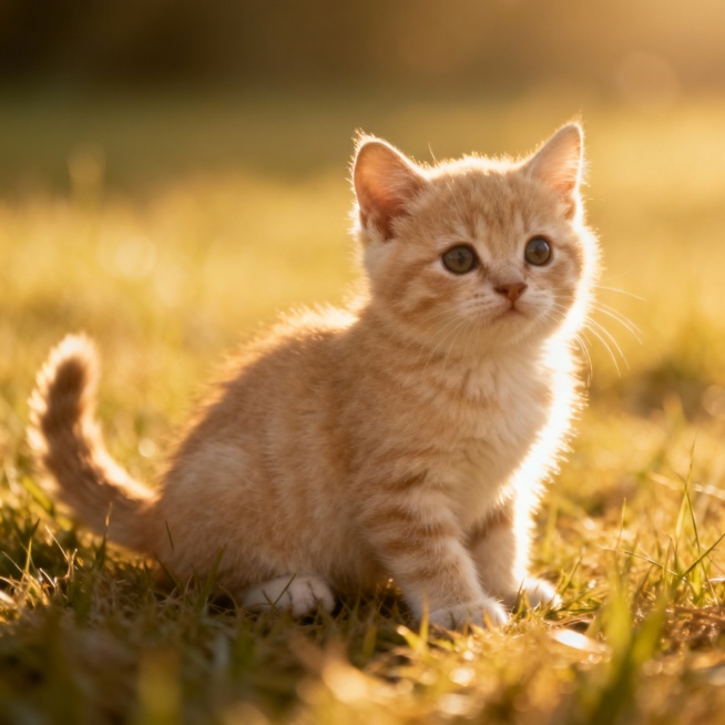 一只小猫预览效果