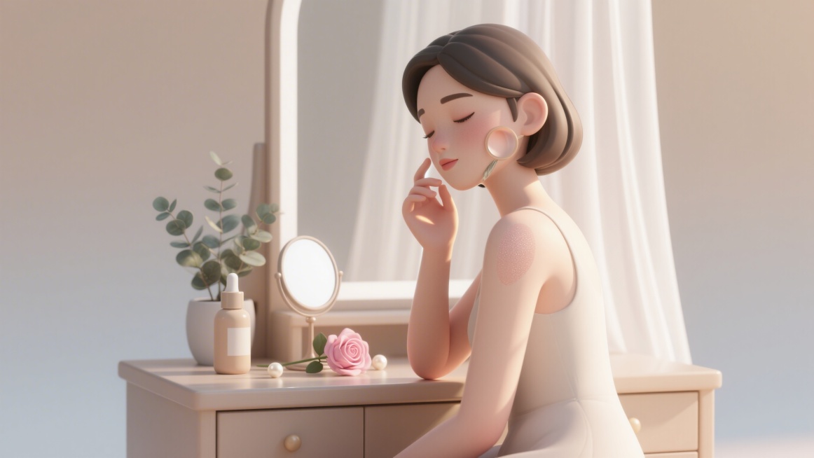 3D插画风格，C4D渲染，OC渲染，Blender建模，柔软光线，低饱和度柔和色调，莫兰迪色系，光滑材质，细腻纹理，影棚打光，8k分辨率，超细节，极简场景构图，人物居中半身，背景纯净淡色渐变，人物坐在预览效果