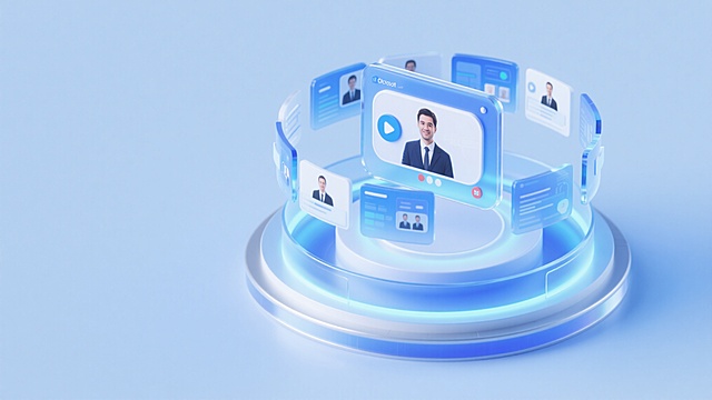 多人视频会议 视觉图