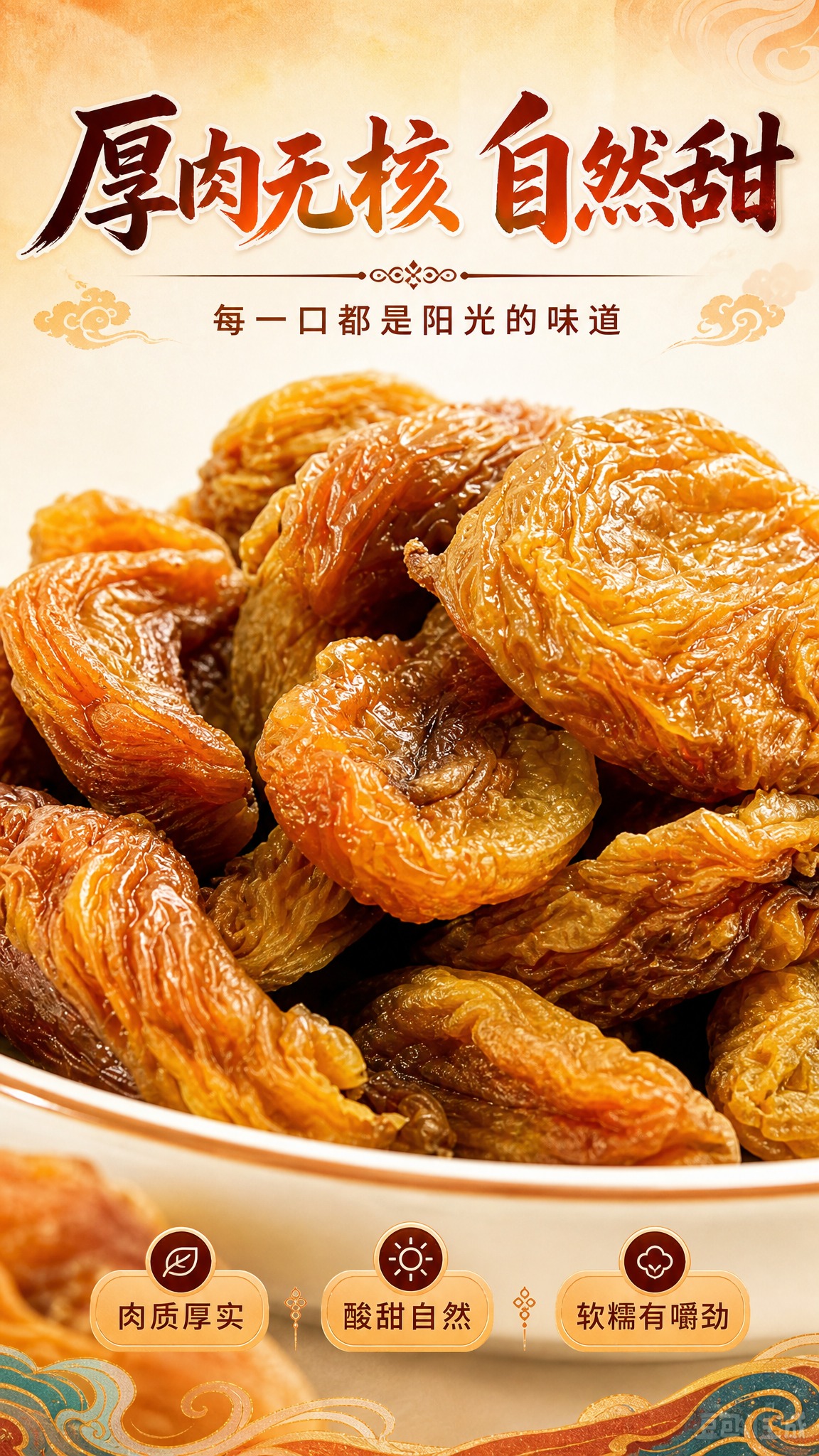 [商品] 使用【图5】李广杏肉实物特写图；保留杏肉的自然黄褐色… - 图片创意预览