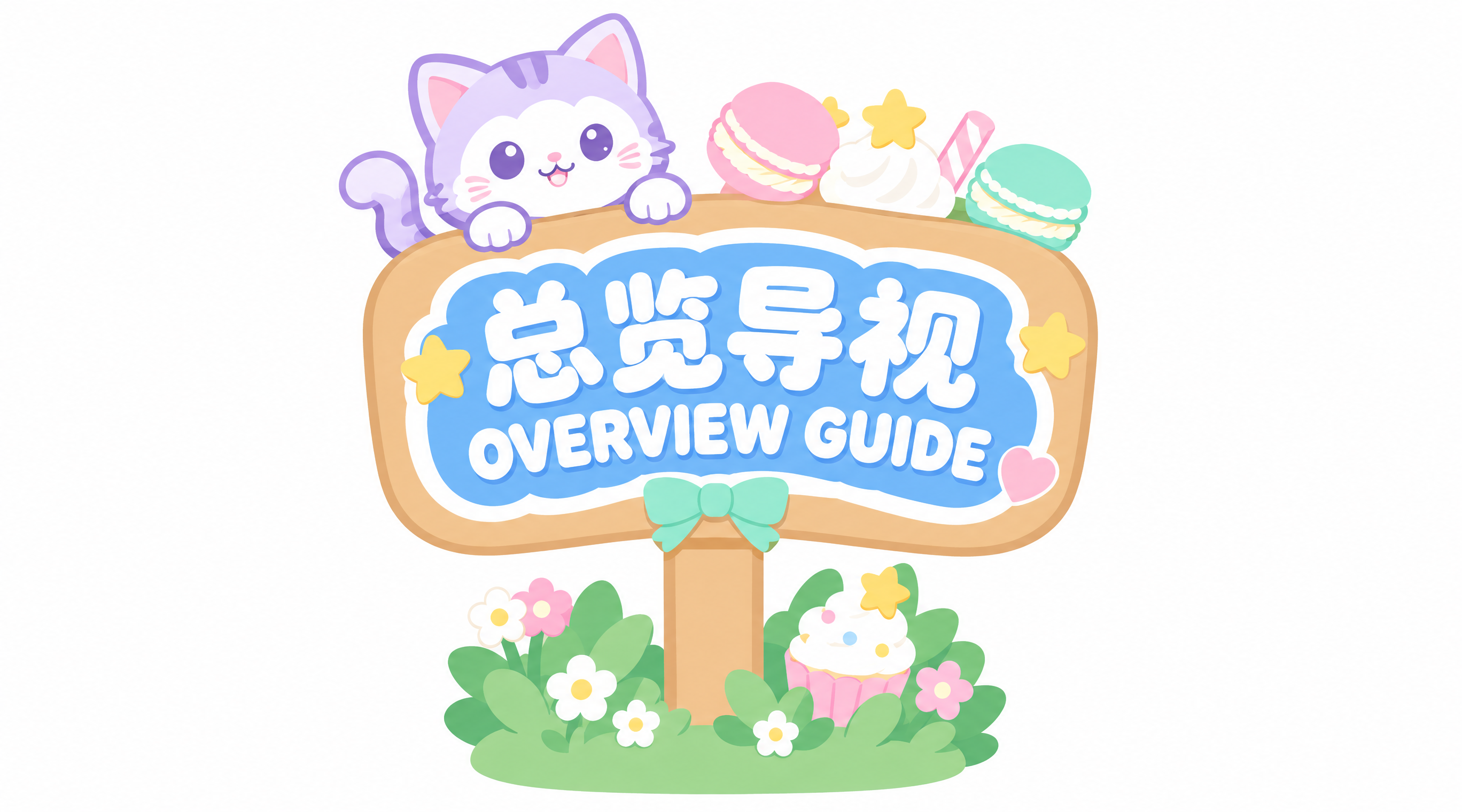 将这张总览导视水牌设计图转为2D平面材质风格：保留原图的木质支… - 图片创意预览