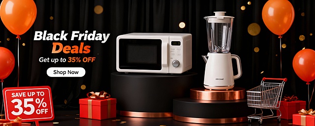 黑五3d风电器主视觉banner