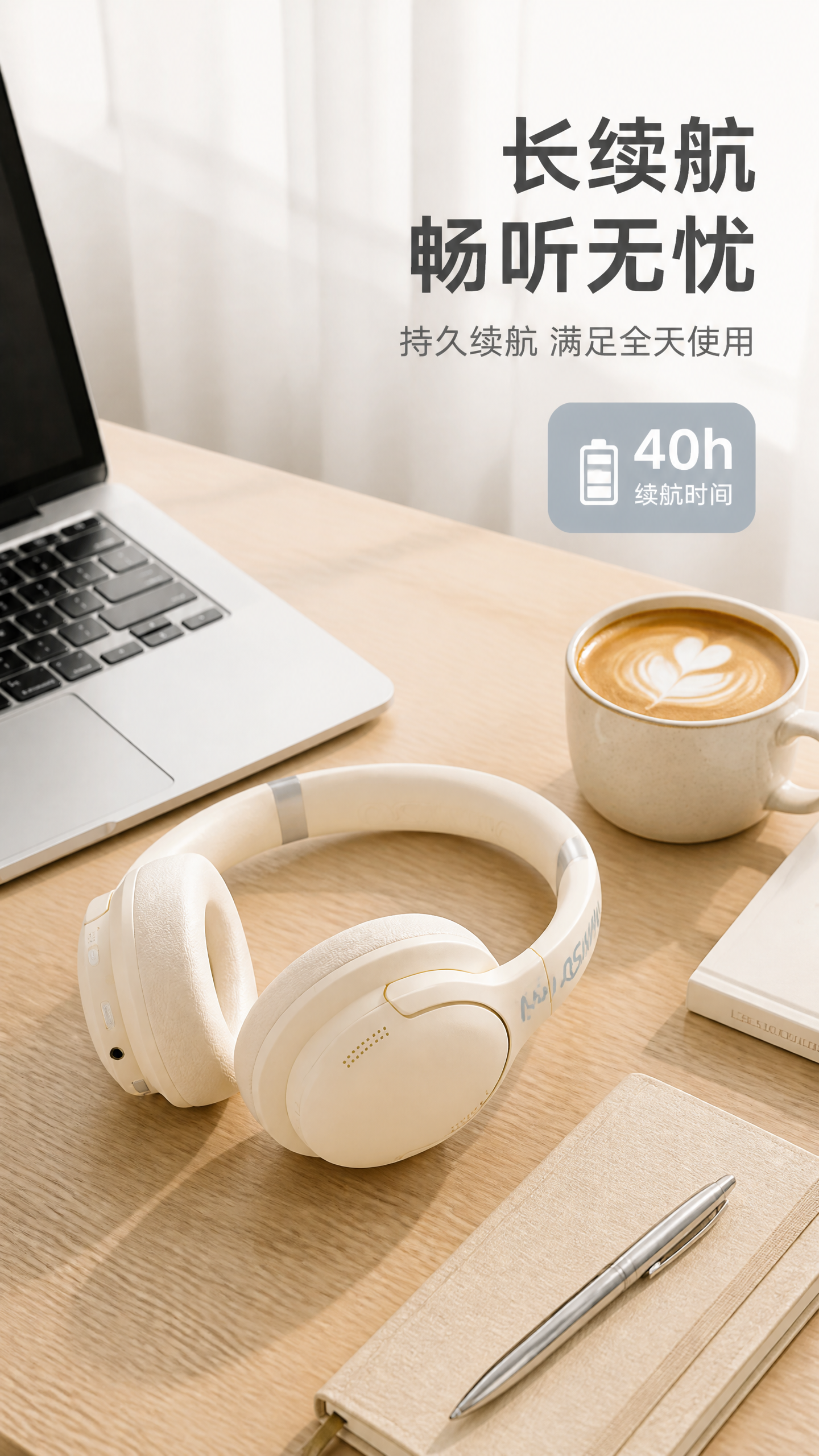 [主图-5] 长续航便携使用场景图 [氛围风格] 高级简约办公… - 图片创意预览