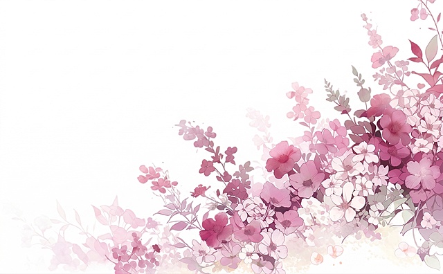 花变成偏粉色的