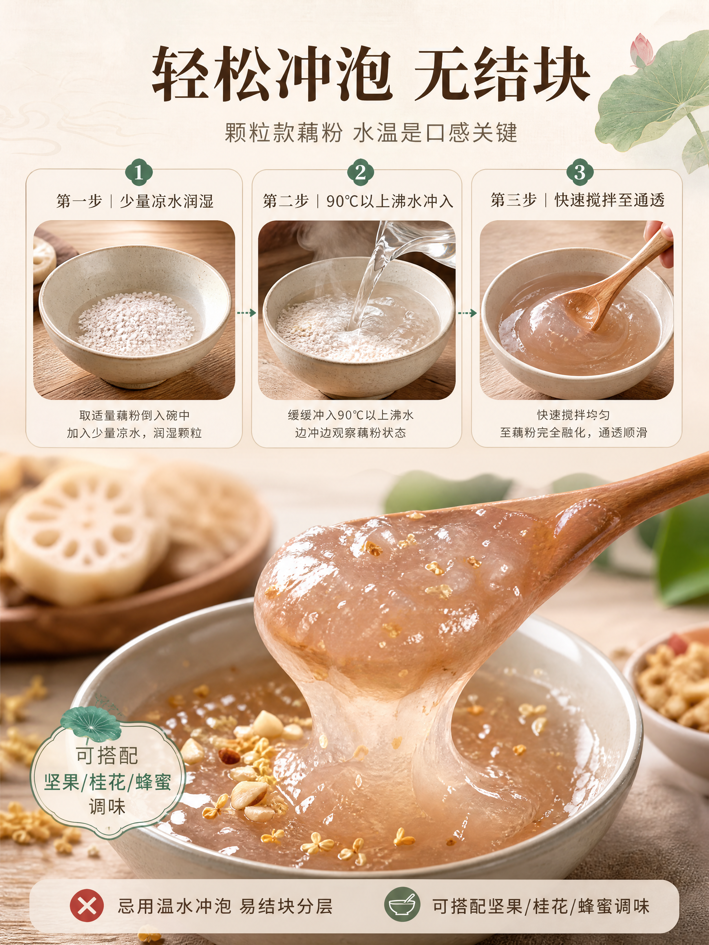 [商品] 本页为冲泡指南+质地特写专张，不虚构具体产品包装；以… - 图片创意预览