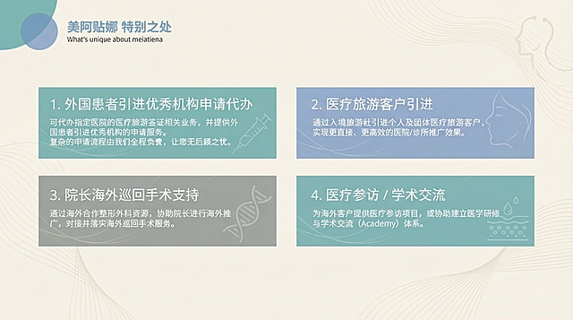 科技感太重了，要简约干净的，我们是医美公司