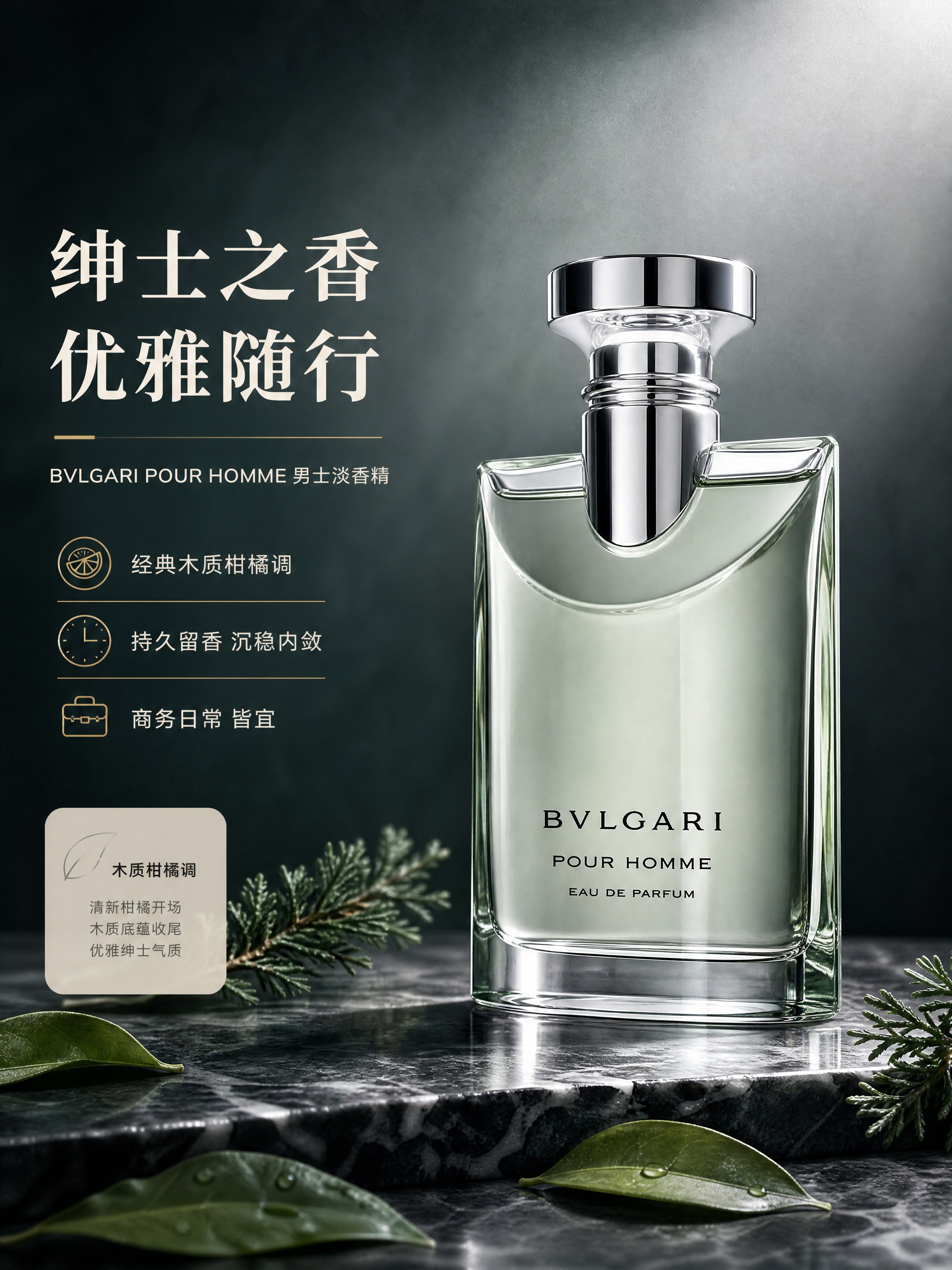 [商品] 使用【图1】宝格丽POUR HOMME男士淡香精香水… - 图片创意预览