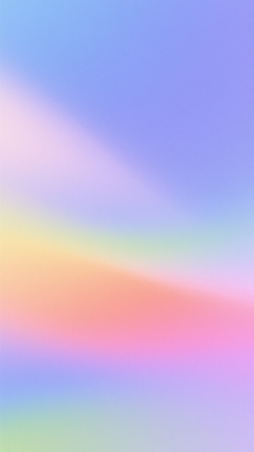 柔和渐变的弥散光背景，以明亮的蓝紫色调为基础，融合了温暖的粉橙色和柔和的黄绿色，色彩过渡自然流畅，呈现出梦幻般的光影效果，整体画面轻盈通透，充满活力与艺术感，采用平滑的色彩渐变处理，无明显轮廓和细节，营造出宁静而愉悦的视觉氛围。预览效果