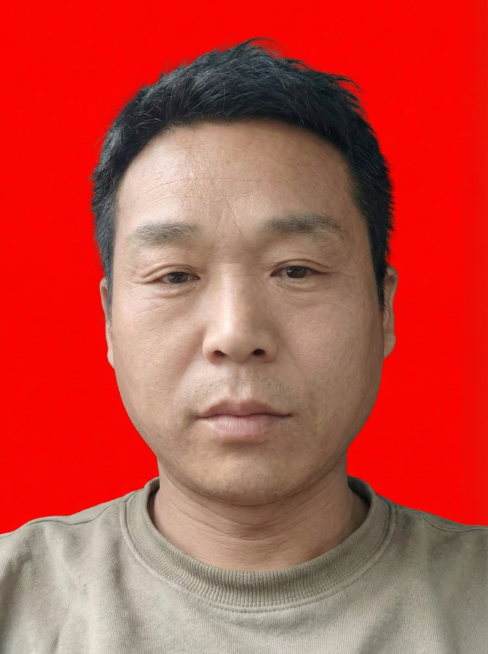 做一个纯色红色背景的一寸照预览效果