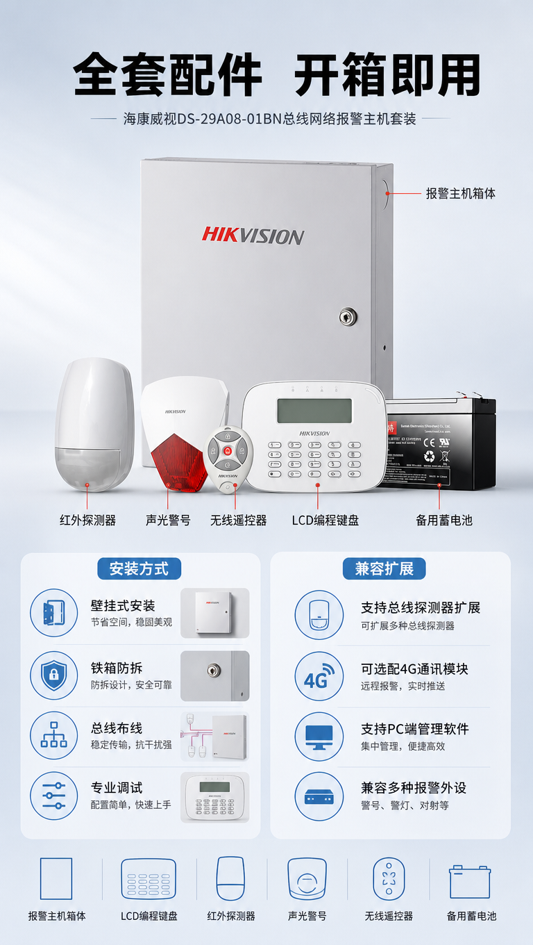 [商品] 使用【图1】海康威视DS-29A08-01BN总线网… - 图片创意预览