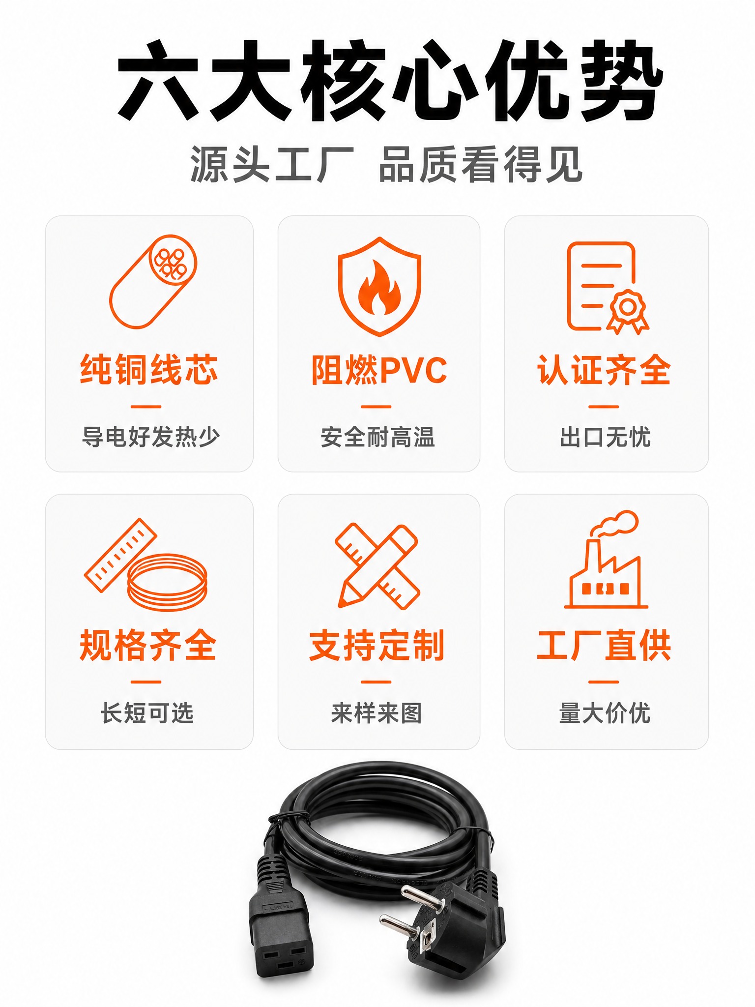 [商品] 使用【图1】欧标黑色电源线；保留欧规两圆插、C19品… - 图片创意预览
