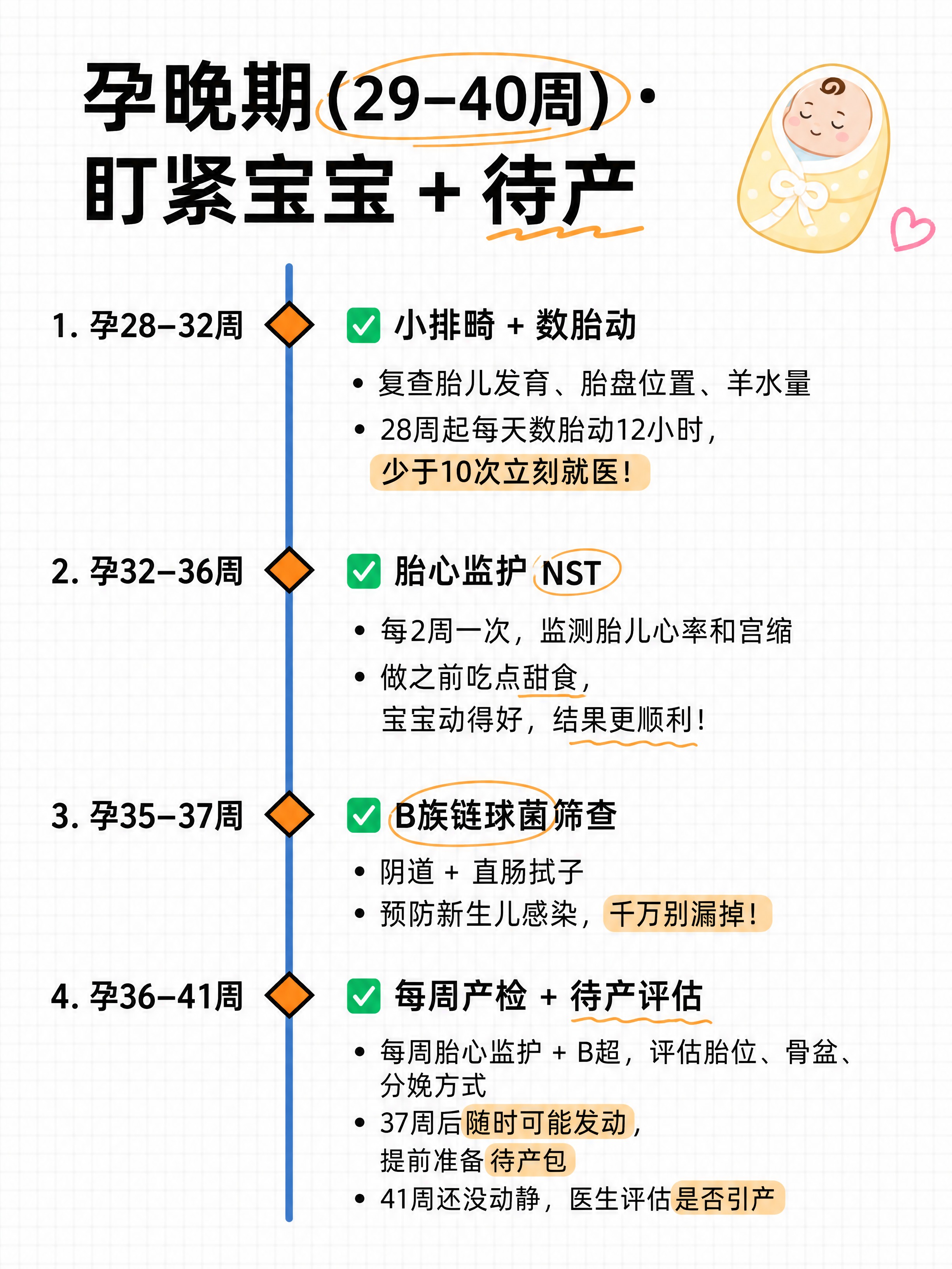 小红书笔记配图，手账拼贴信息图风格，白色网格笔记纸背景、蓝色时… - 图片创意预览