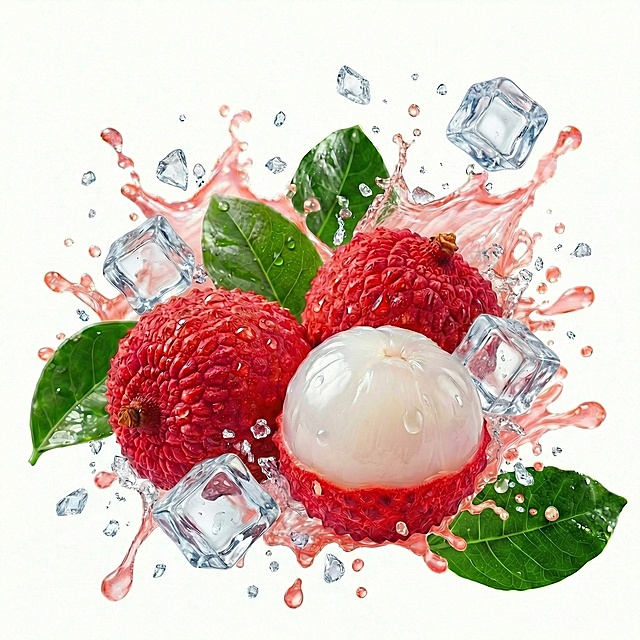 让荔枝皮更加大红色鲜艳靓丽，荔枝白肉更加透彻