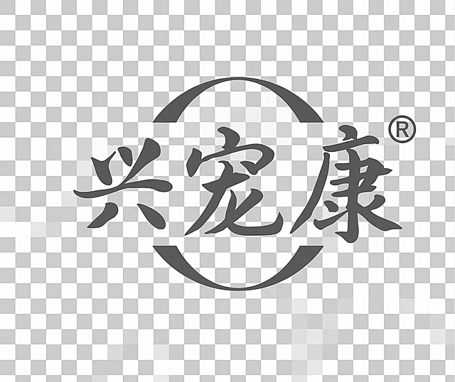 在这个商标的右上角添加®注册商标符号，保持商标原有样式，背景为透明