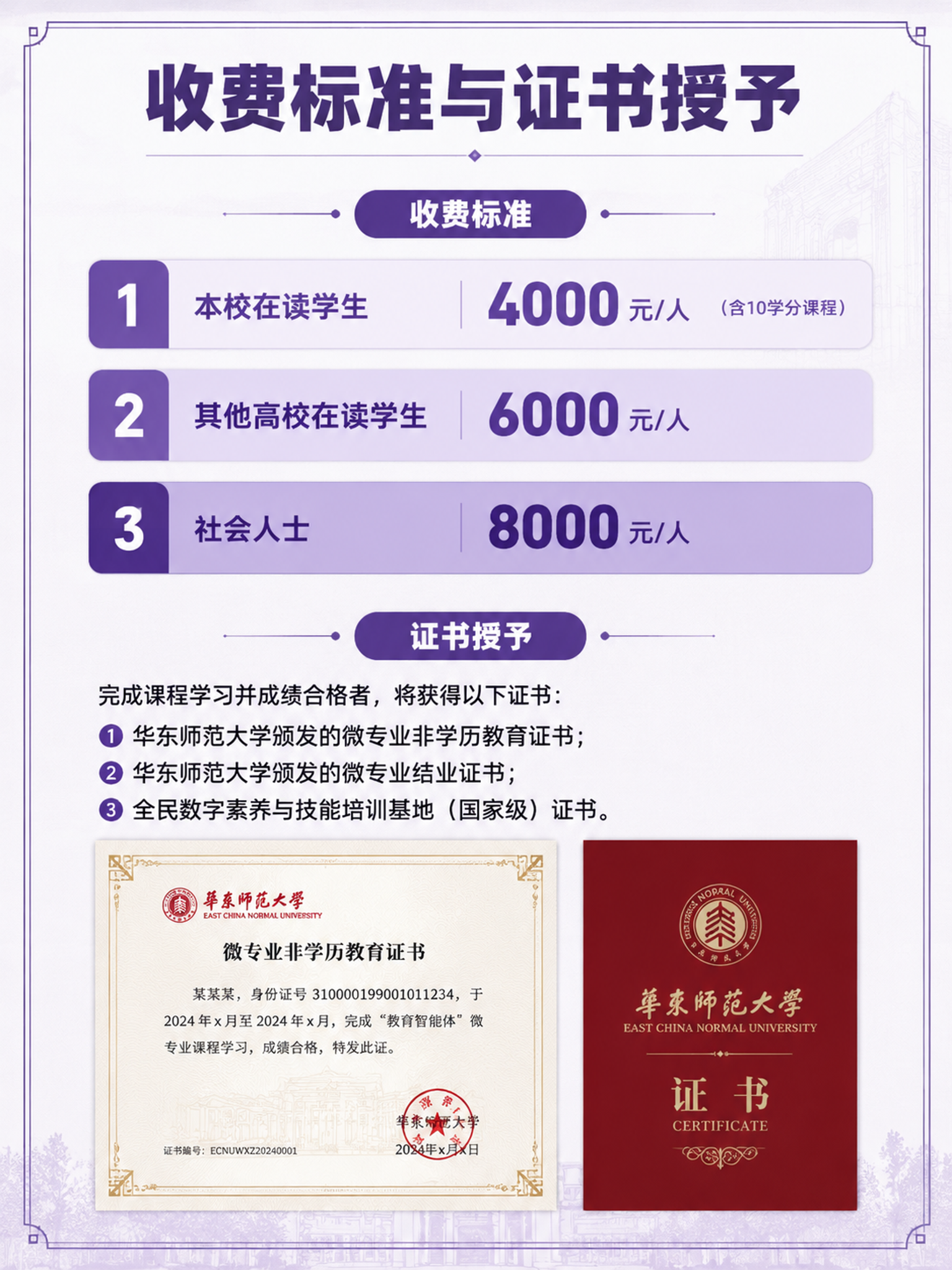 教育风格竖版信息图海报，3:4比例，教育智能体微专业招生简章第… - 图片创意预览